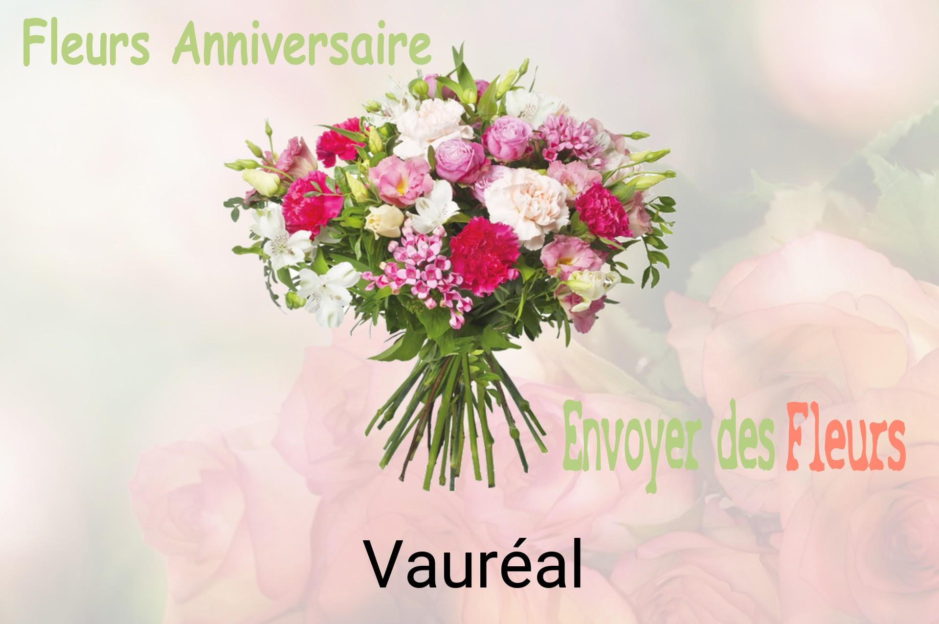 Bouquet de fleurs d’anniversaire livré à Vauréal